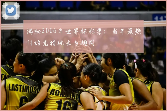 揭秘2006年世界杯彩票：当年最热门的竞猜玩法与趣闻